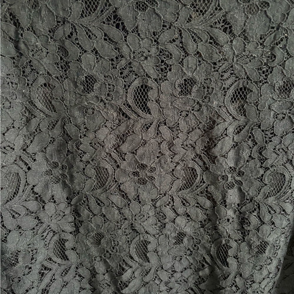Jessica London Black Lace Long Sleeve Dress - Picture 3 of 5